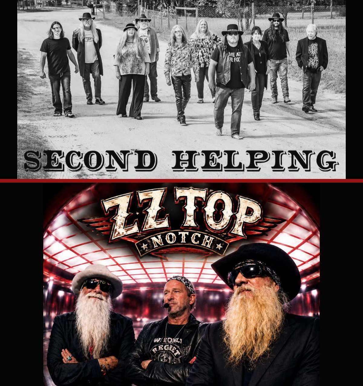 Second Helping “The Original Lynyrd Skynyrd Show” & ZZ Top Notch